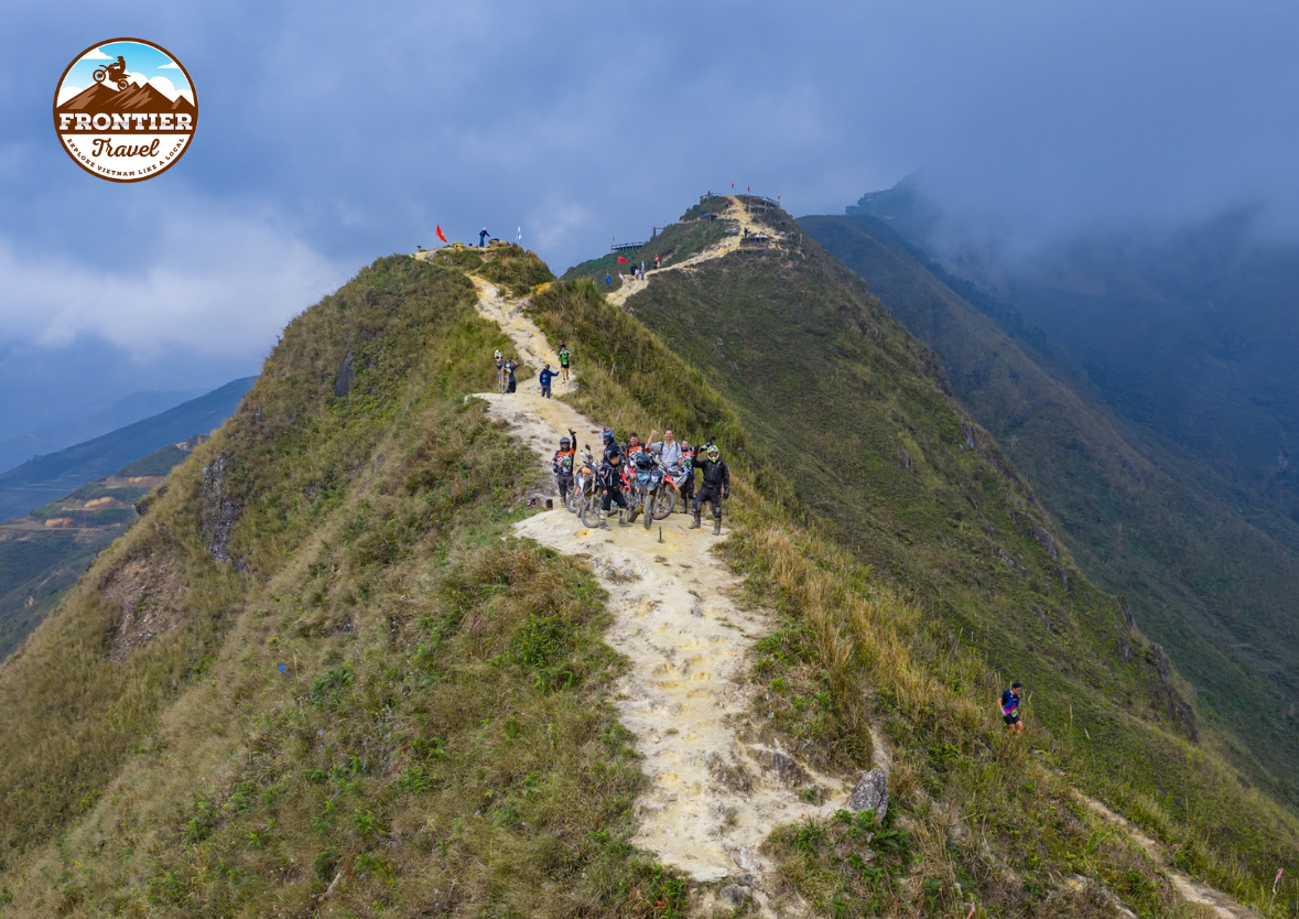 The majestic landscape on the dinosaur hill in northern Vietnam.